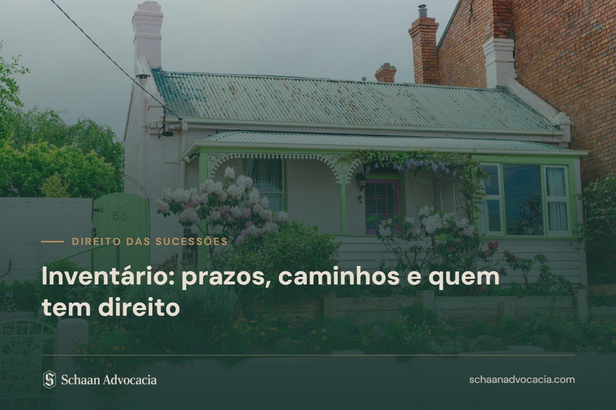 Casa antiga com jardim florido, representando o imóvel da família no inventário